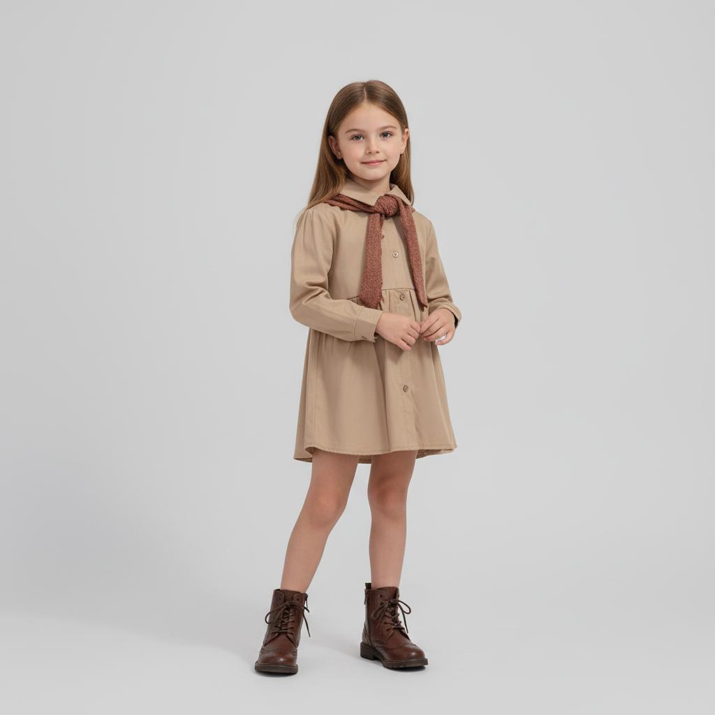 12859-T10-12 Camisa de Niña (1E4)