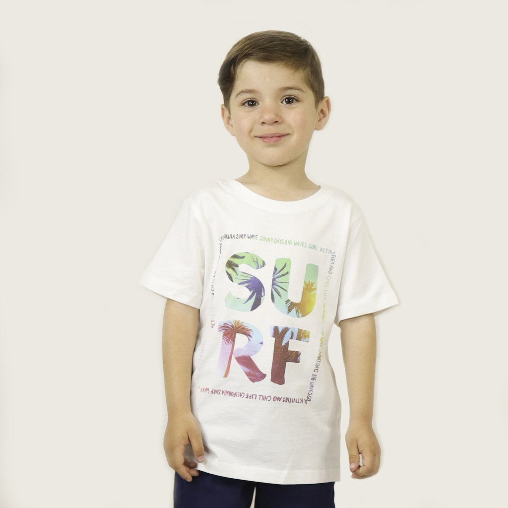 3114 Playera SURF BLANCA