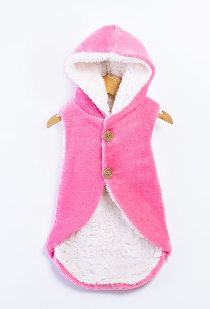 6701 Chaleco Flannel Rosa (9H1)