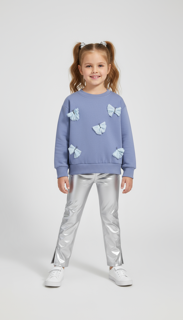 12582-T10-12 Sudadera de Niña (18B4)