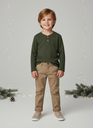 12684-T10-16 Verde Playera de Niño (1E3)