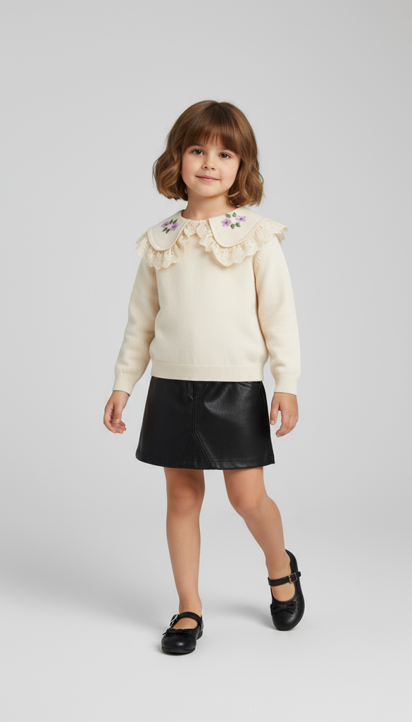 12766-T10-12 Suéter de Niña (1D4)