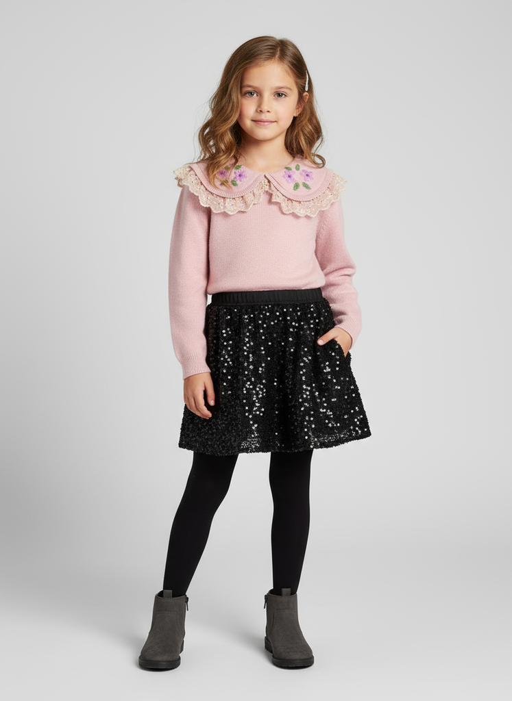 12767-T10-12 Suéter de Niña (9C1)