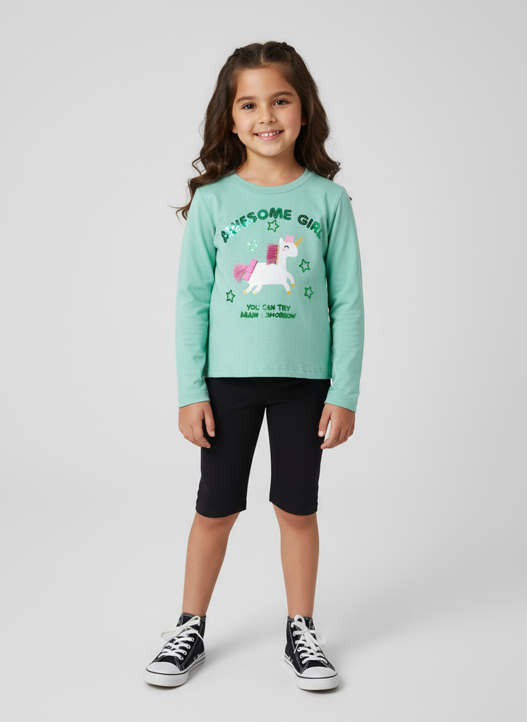 10118 Playera de niña (7N4)