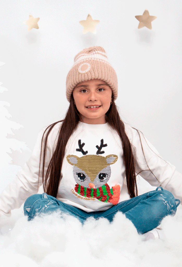 7553 Sudadera de niña (4H4)