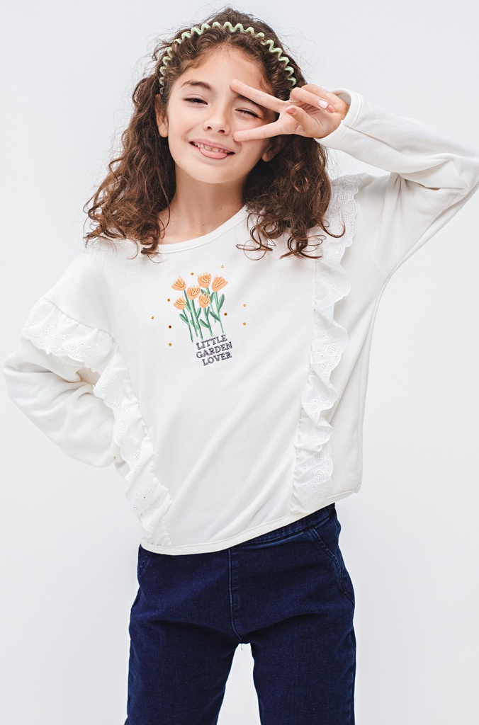 10043 Sudadera de niña (2H4)