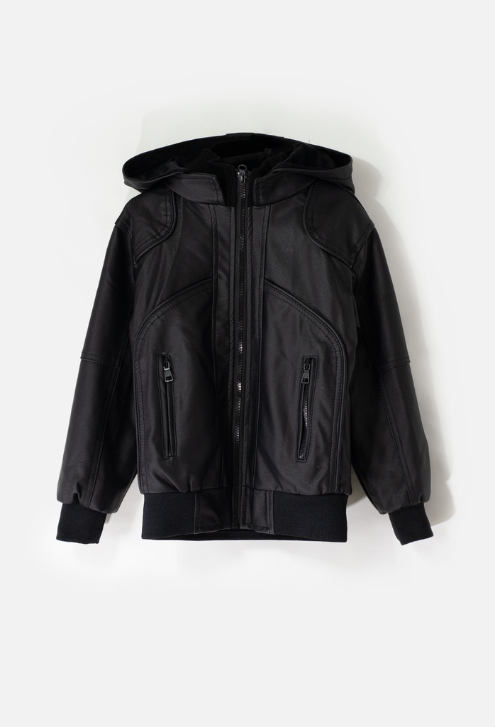 10430 Negra - AB8500 Chamarra de Niño (17B3)