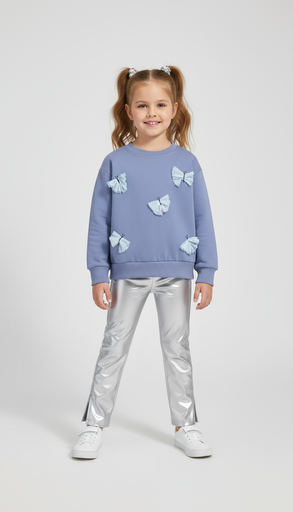 12582-T10-12 Sudadera de Niña (18B4)