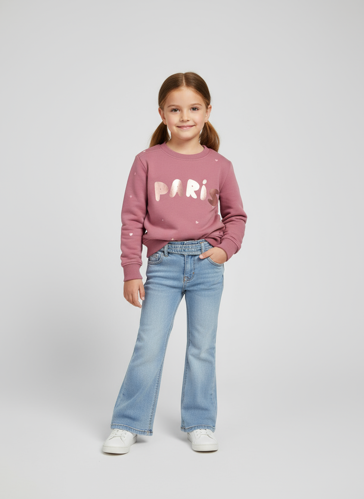 [12588-T10-12] 12588-T10-12 Sudadera de Niña (9K1)