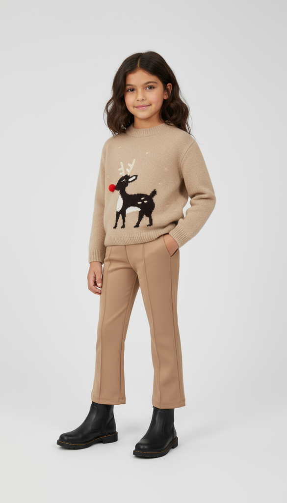 [12706-T10-16] 12706-T10-16 Suéter de Niña (18I1)