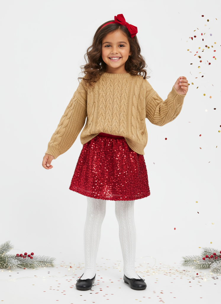 12714-T10-12 Falda de Niña (22C4)