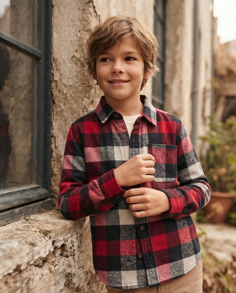 12763-T10-16 Camisa de Niño (3E4)