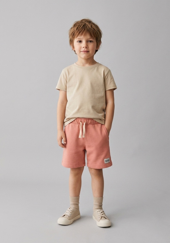 13129 Playera Gris de Niño (12D4)