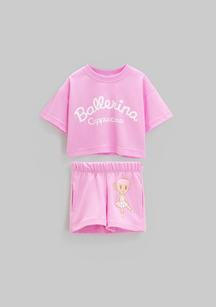 13512-RC Conjunto Rosa Claro de Niña (6A1)